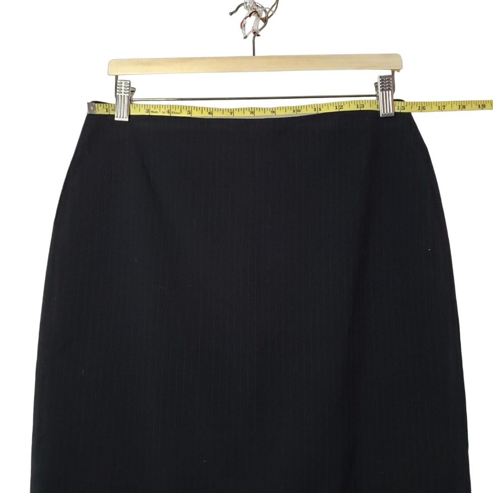 Banana Republic Navy Blue Pinstripe Skirt Size 8 Minimalist Classic Academia